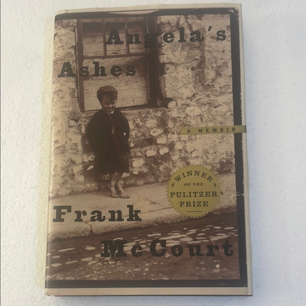 Angela's Ashes Memoir Book 1st Ed 1996 hardcover DJ Frank McCourt Pulitzer Prize